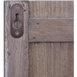 Mendler Garderobenpaneel HWC-C89 Welcome 91 x 60 cm Braun