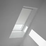 VELUX Verdunkelungsrollo für Dachfenster MK10 1025SWL" (Farbe: Weiß 1025, 78x160 cm GGU,Manuell,VELUX,weiße Schiene: