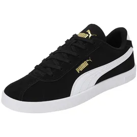 Puma Club II Sneaker, Black White Gold, 42.5