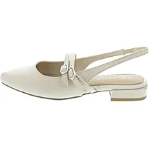 Marco Tozzi Damen Pumps weiches Feel Me Fußbett weiches Innenfutter Vegan Vegan, beige (LT.TAN), 41 EU