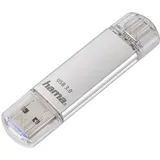 Hama FlashPen C-Laeta 256 GB silber USB-C 3.1