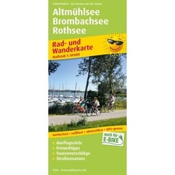 Altmühlsee - Brombachsee - Rothsee 1 : 50 000