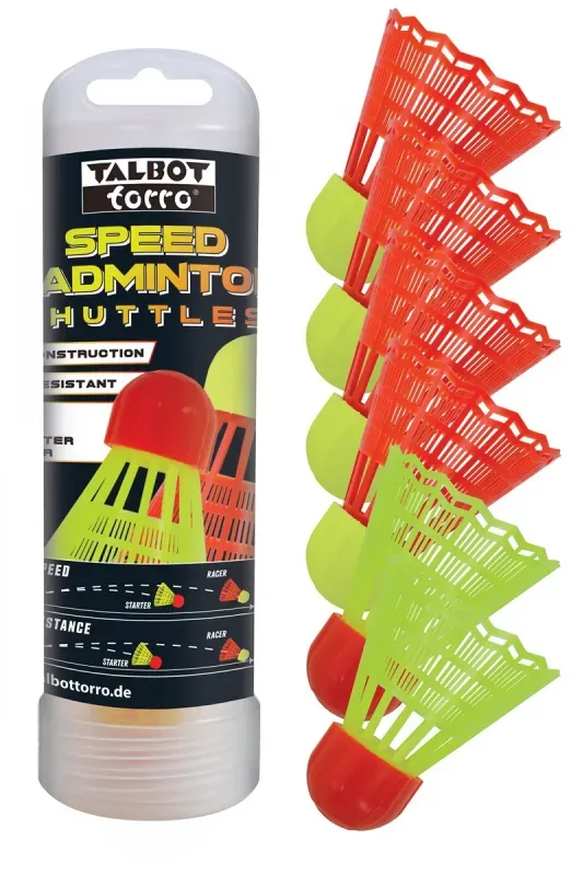 6er Pack Speed Badminton Badmintonbälle