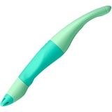 Stabilo Ergonomischer Tintenroller für Rechtshänder - STABILO EASYoriginal Pastel in Hauch von Minzgrün - Einzelstift - Schreibfarbe blau (löschbar) - inklusive Patrone