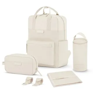 KAPTEN & SON Bergen Pro Diaper Backpack Set Sandstone