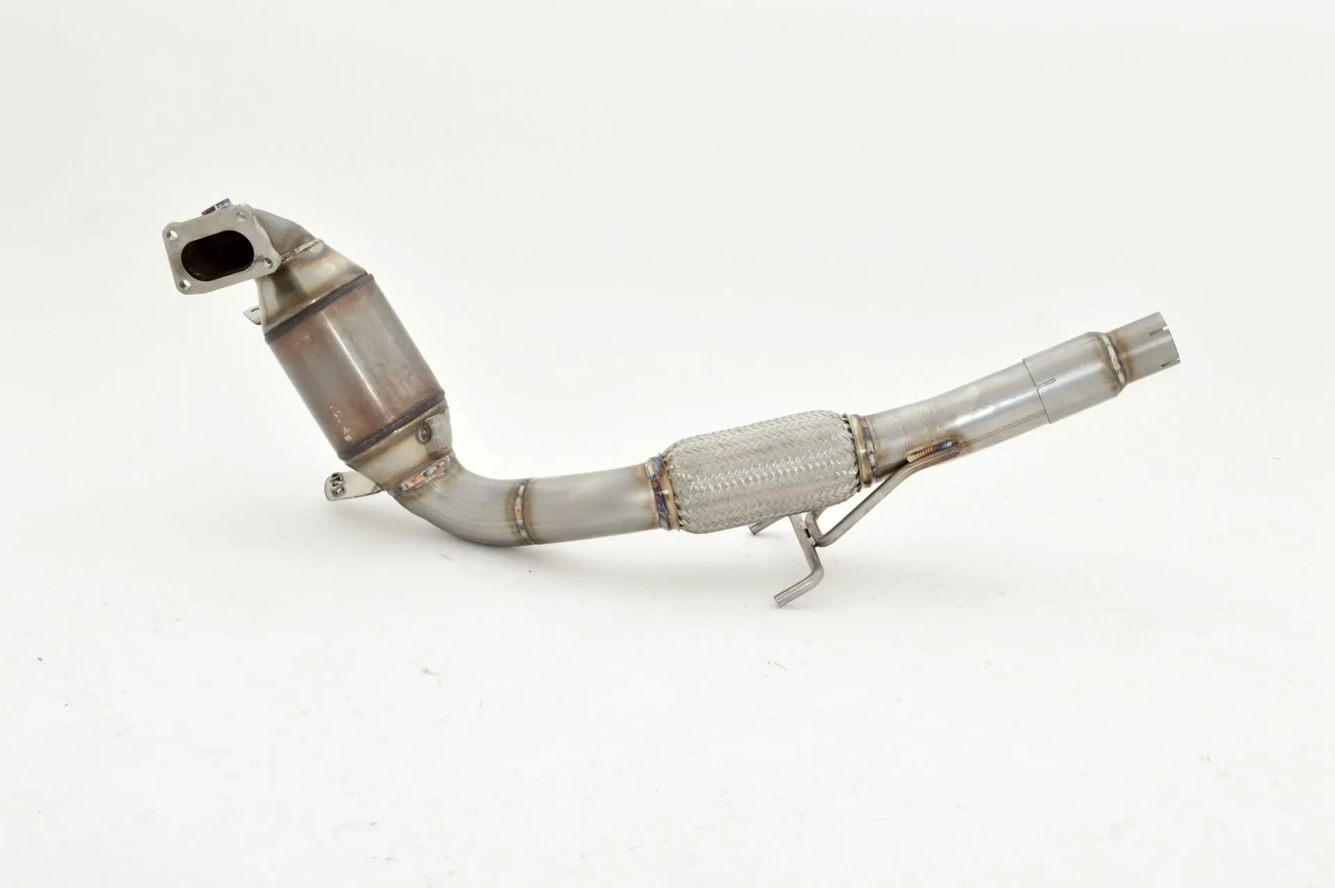 Friedrich Motorsport 63.5mm Downpipe mit 200 Zellen Sportkat für Hyundai i20 Kia