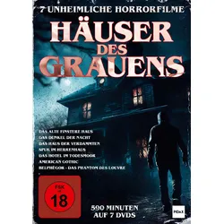 Häuser des Grauens / 7 unheimliche Horrorfilme (u.a. mit Christopher Lee, Peter Cushing und Boris Karloff) [7 DVDs] | Zustand: Neu & original versiegelt