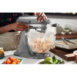 KitchenAid Artisan 5KSM185PS Medallion Silber Beginnerset