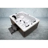 Premium Outdoor Whirlpool Modena 220x156cm + Vollausstattung