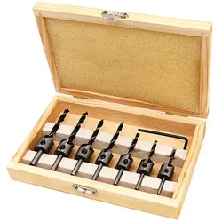 HBM 8-teiliger Holzbohrer-Satz, Senker-Bohrersatz Modell 1