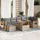 vidaXL Garten-Lounge-Set 8-tlg. beige