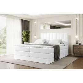 altdecor Otta King 160 x 200 cm H3/H4 Weiß Hochglanz