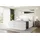 altdecor Otta King 160 x 200 cm H3/H4 Weiß Hochglanz