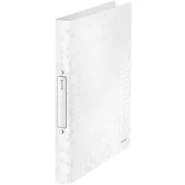 Leitz WOW Ringbuch 2-Ringe perlweiß