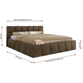 MKS Nira Classic 180 x 200 cm Braun