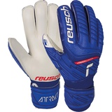 Reusch Attrakt Grip Finger Support mit praktischem Fingerschutz deep Blue/White, 4.5 Support Junior