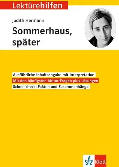 Preisvergleich Produktbild Lektürehilfen Judith Hermann 'Sommerhaus, später'