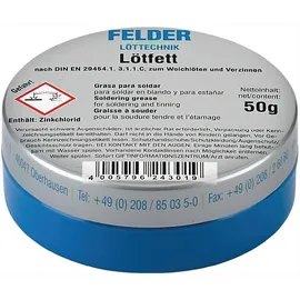 Felder Lötfett 100g z.Weichlöten