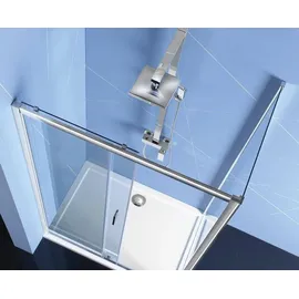 Polysan Easy Line Komplettdusche mit Schiebetür verschiedene Größen 100 x 190 cm 1015EL3215-SET
