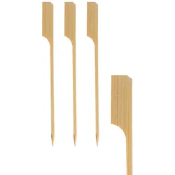 PAPSTAR Einweg-Fingerfood-Spieße braun Bambus