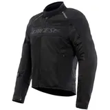 Dainese Air Frame 3 Tex Jacket, Sommer-Motorradjacke mit herausnehmbarem, winddichtem Innenfutter, Mann, Schwarz/Schwarz/Schwarz, 56