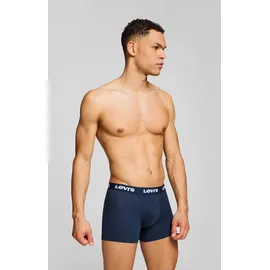 Levi's Repeat Logo Boxershorts blau/weiß S 2er Pack