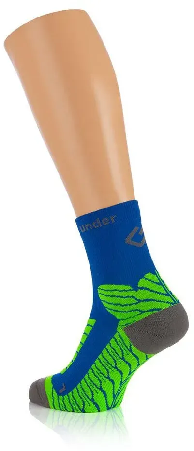 UNDER PRESSURE SOCKX | halbhohe Socken mit Kompression (1 Paar) 39-42 / blau