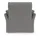 DOMO collection Sessel Pina Mikrofaser 99 x 95 x 88 cm Dunkelgrau