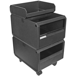 Styro Abfall-Rollwagen »styrotrend« ohne Deckel schwarz, 40x59.7x33 cm