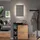 Vicco Miral 60 x 40 cm mit Backlight Beleuchtung, Model 55491 - Transparent