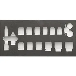 Modul 1/3 leer für Kraft-Steckschlüssel 1/2"