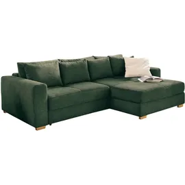 Jockenhöfer Eckcouch Polyester 3-Sitzer Grün
