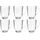 LEONARDO Latte Macchiato Tasse 0,38 l Weiß 6 St.