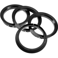 4X Zentrierringe 76,0 x 66,1 mm schwarz Felgen Ringe Made in Germany