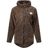 Eivy Damen Techlight Ziphood Fleece Jacke, Leopard, M EU