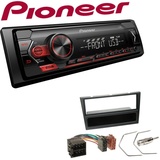 Pioneer 1-DIN Autoradio USB AUX Android Einbauset für Opel Combo + C schwarz