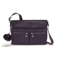 Kipling New Angie, Kleine Umhängetasche, 7.5 x 80 x 38 cm, Ultimate Plum (LILA)