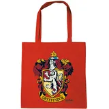 LOGOSHIRT Henkeltasche "Baumwolltasche Gryffindor", Damen, Gr. B/H/T: 38cm x 42cm x 1cm, rot, Baumwolle, bedruckt, Taschen, mit langen Tragegriffen