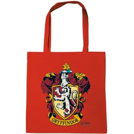 LOGOSHIRT Henkeltasche "Baumwolltasche Gryffindor", Damen, Gr. B/H/T: 38cm x 42cm x 1cm, rot, Baumwolle, bedruckt, Taschen, mit langen Tragegriffen
