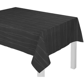 Wirth Tischdecke LANGWASSER 130 x 190 cm Schwarz