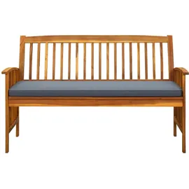 furnicato Gartenbank 147 x 90 x 64 cm Grau