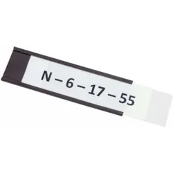 Eichner Magnetisches C-Profil + Papiereinlage + transparenter Klarsichtfolie 30 x 100 mm