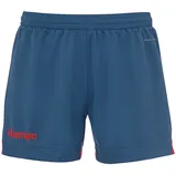 Kempa Player Handballshorts Damen ice grau/fluo rot XS