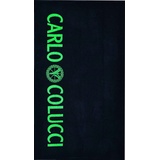 CARLO COLUCCI Strandtuch »Tomaso« (1-St), mit auffälligem Carlo Colucci Logo und Schriftzug in neongrün