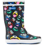Aigle Lolly Pop Theme, Botte de pluie Garçon Unisex Kinder, Monstres, 34 EU - 34 EU