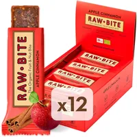 Rawbite Apple Cinnamon, 12er Pack 12 x 50 g)