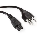 Value Strom Anschlusskabel [1x T12 Stecker - 1x IEC-Buchse] 1 m