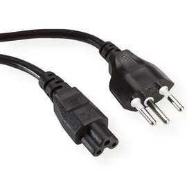 Value Strom Anschlusskabel [1x T12 Stecker - 1x IEC-Buchse] 1 m