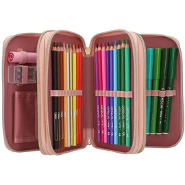 DEPESCHE 3-Fach Federtasche BLOSSOM PONY