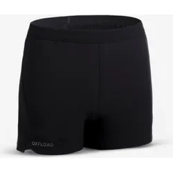 Rugby-Funktionsshorts R500 Damen schwarz M